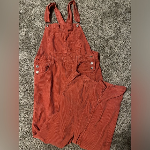 free people we the free ziggy cord overalls - Picture 1 of 5